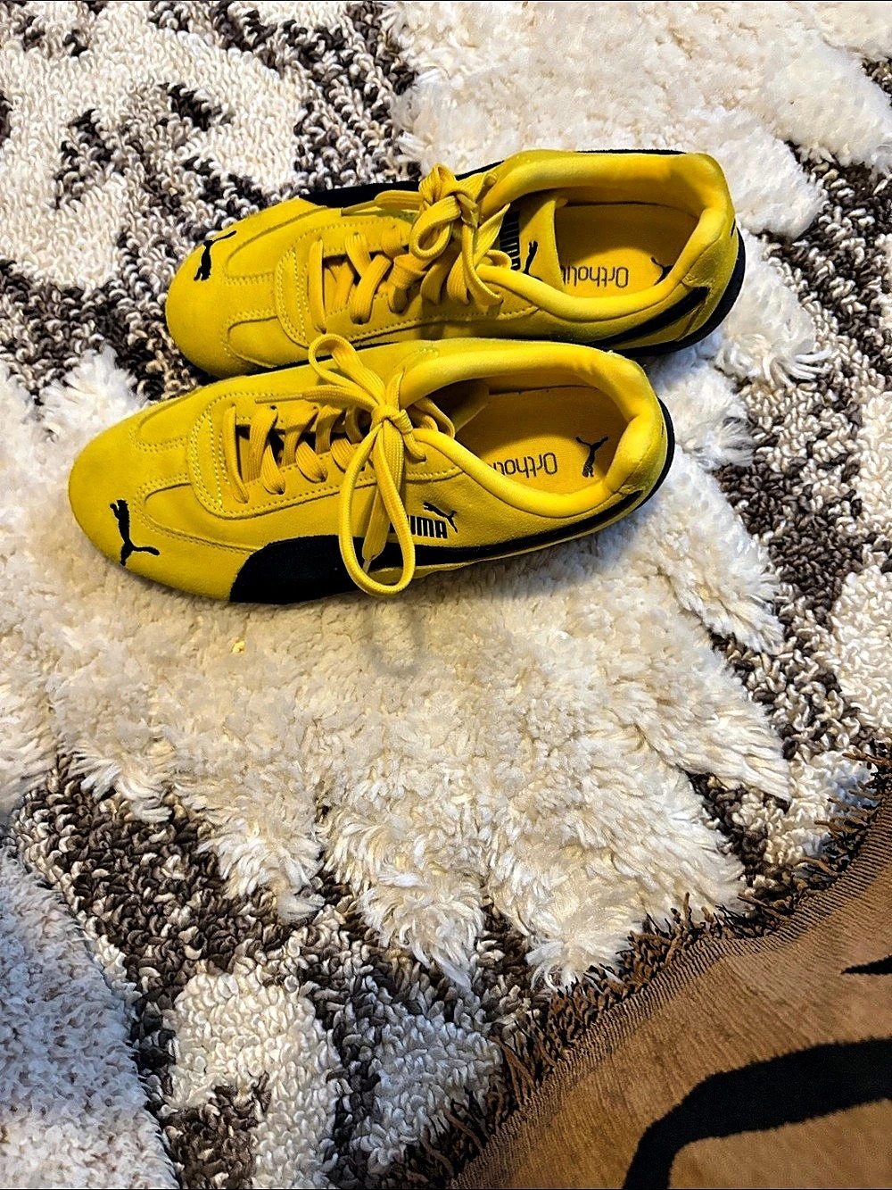 Puma Speedcat OG Pelé Yellow Black Sneakers